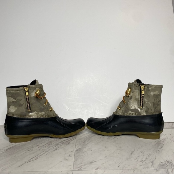 Sperry Saltwater Camo Waterproof Duck Boot 8 - Picture 5 of 16